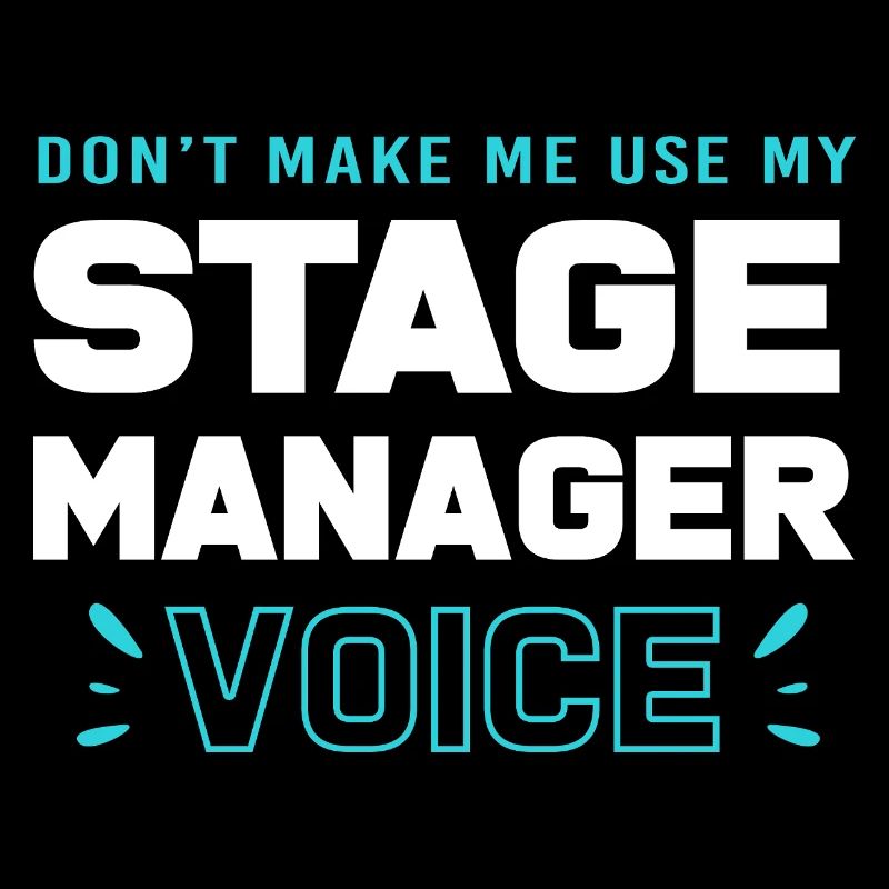 Theater Stage Manager Bühne