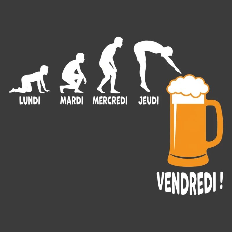 Work week around Friday beer