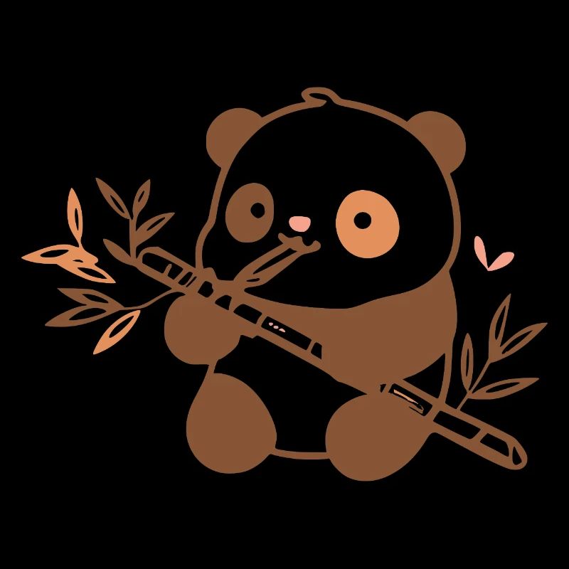 Kuschelpanda mit Bambus