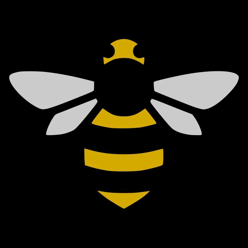 Bee Logo Geometric