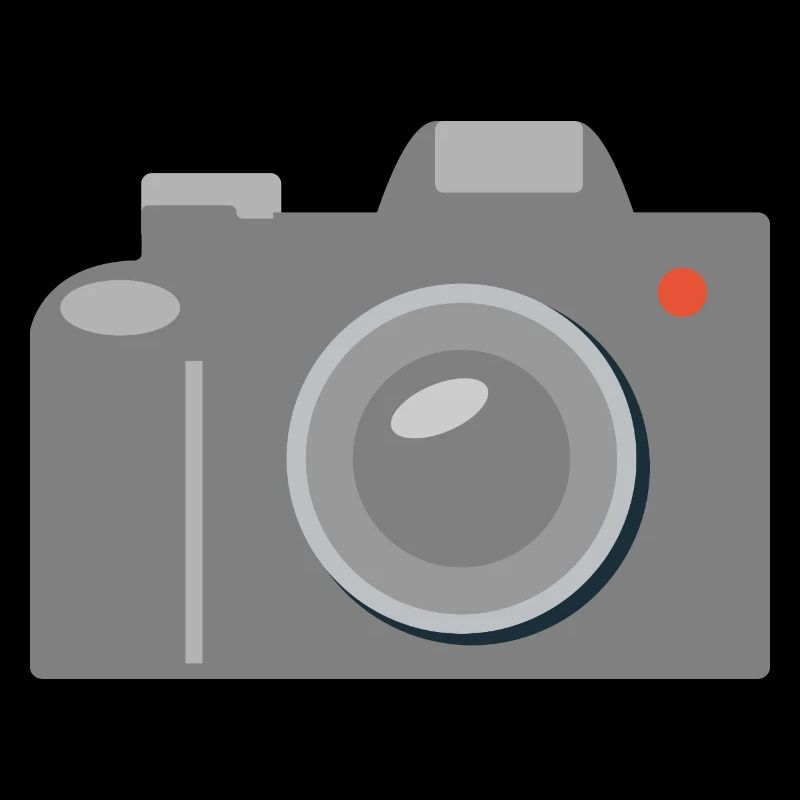Kamera Icon Grafik Grau