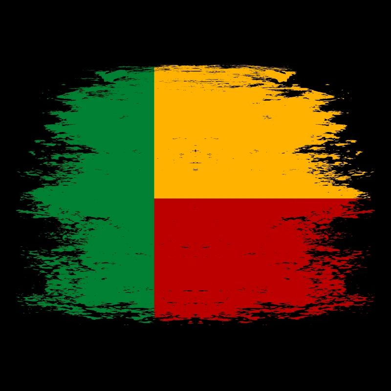 Benin_Flagge_used