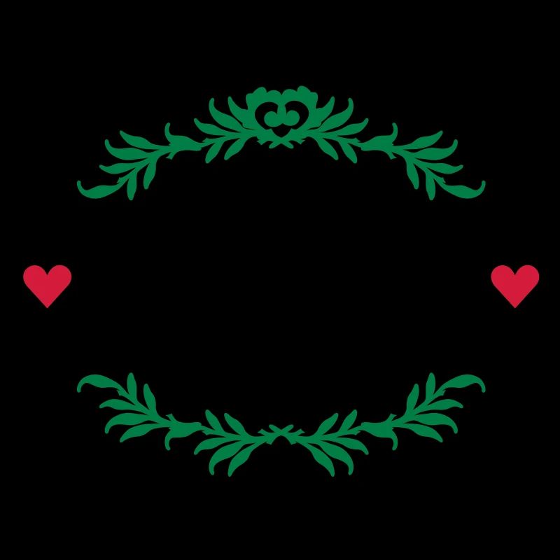 Thymian Rahmen mit Herzen / thyme frame with