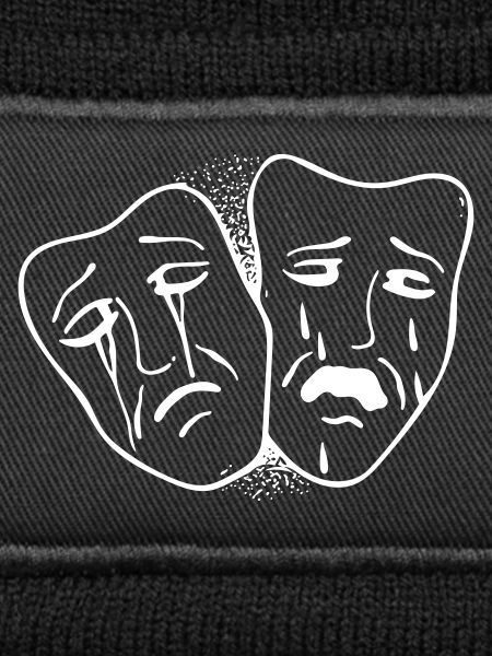 Mourning behind masks
