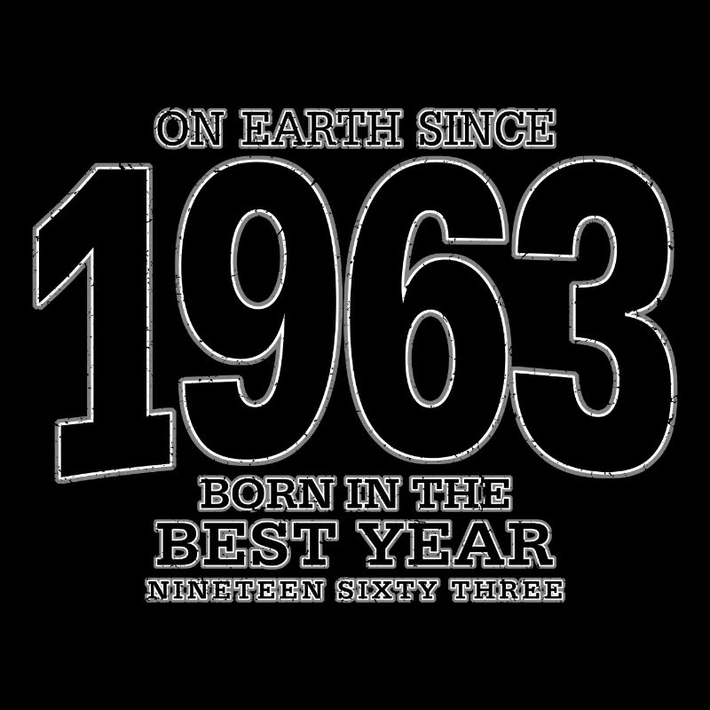 On Earth since 1963 (black oldstyle)