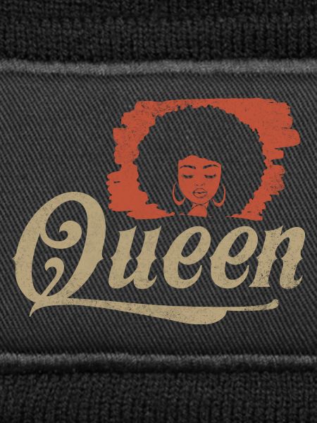 Queen Afro Silhouette