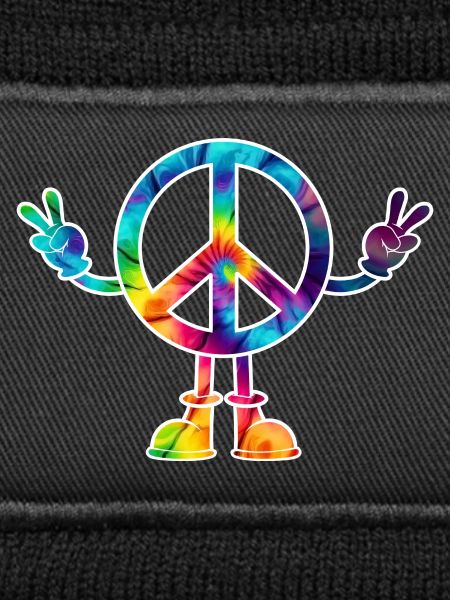 Peacezeichen Friedenszeichen tie dye