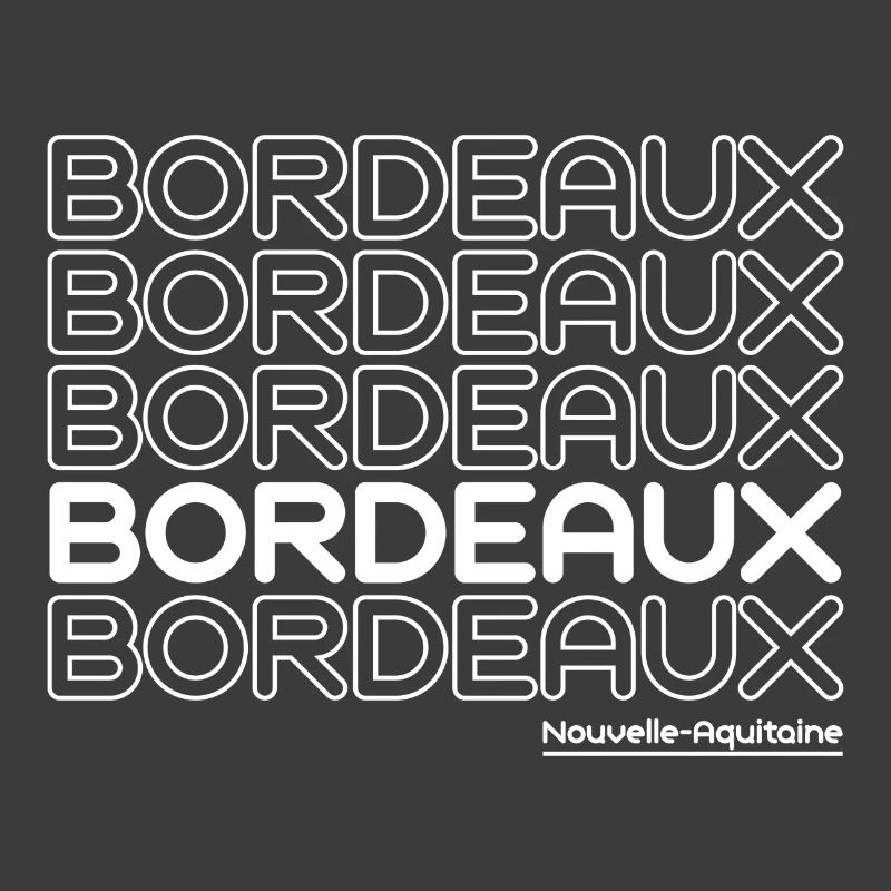 Bordeaux Neon Typer Multiple