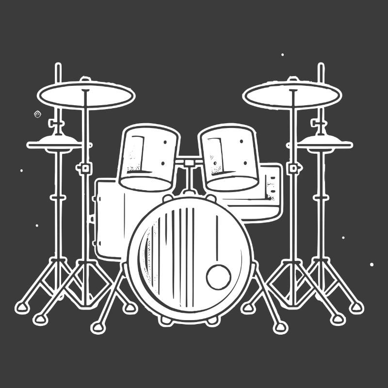 Drum Set Drawing