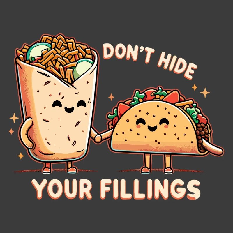 Ne cachez pas vos sentiments Taco Burrito Gift