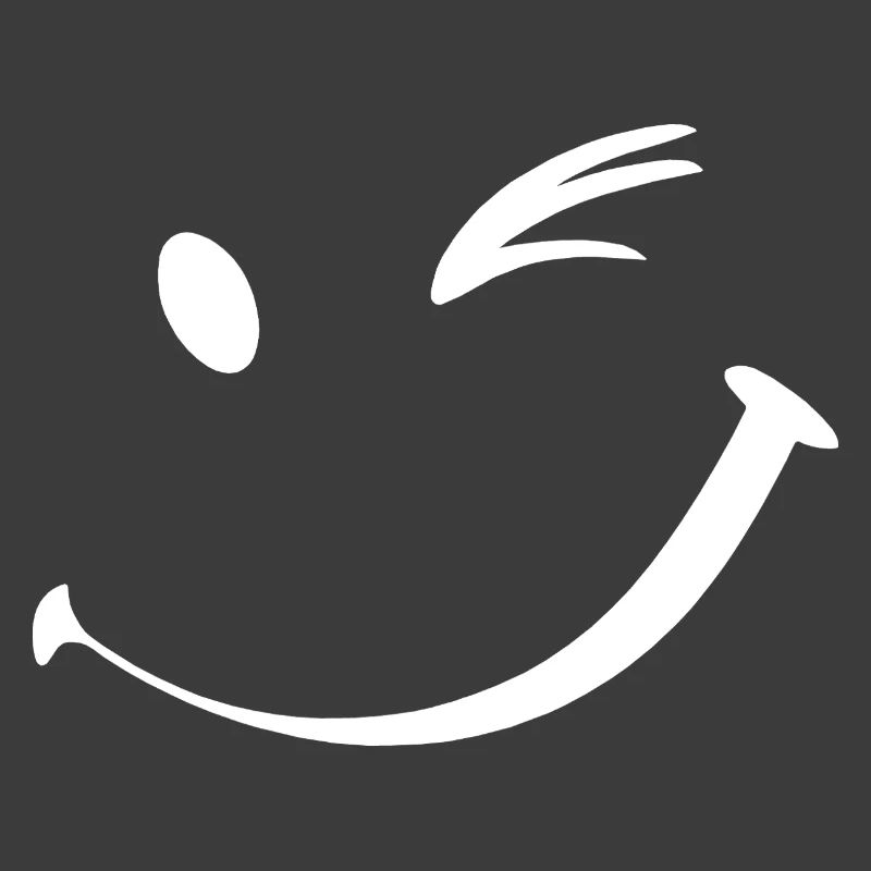 Clin d’œil, sourire clignant de l’œil