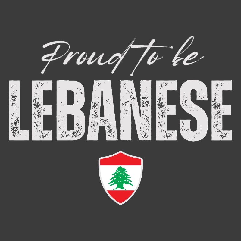 Libanese stolz, ich liebe den Libanon