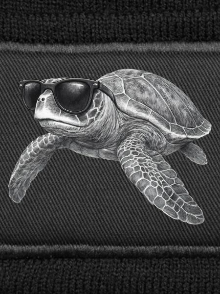 Cooler Meeresschildkröte mit Sonnenbrille
