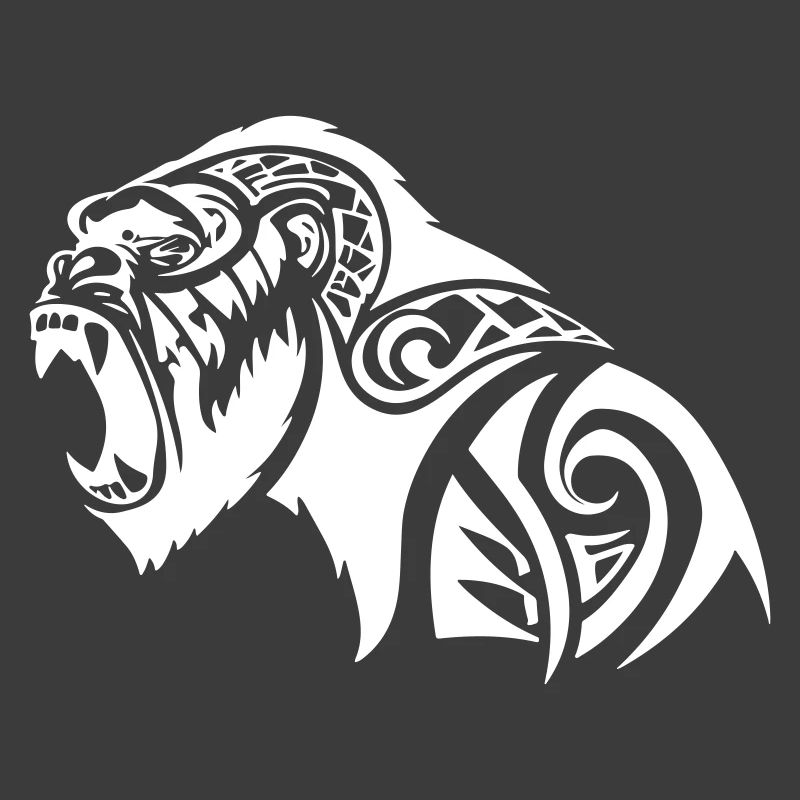 Gorilla Tribal Silverback Beast