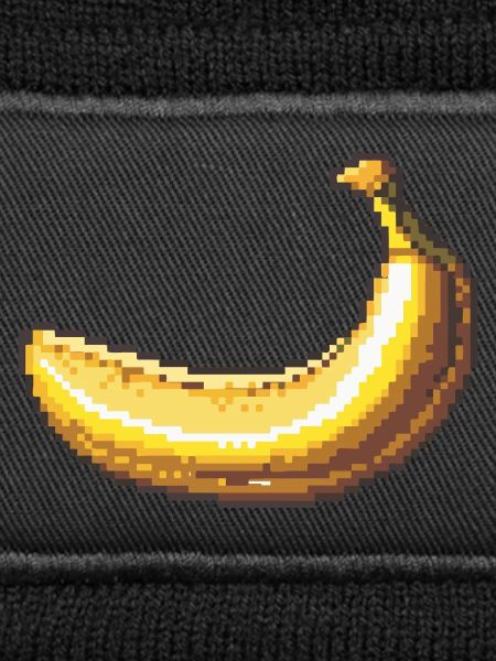 Pixelbanane Retro Pixelkunst