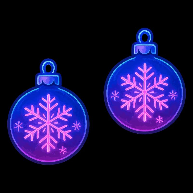 Weihnachtskugel Schneeflocke Ornament