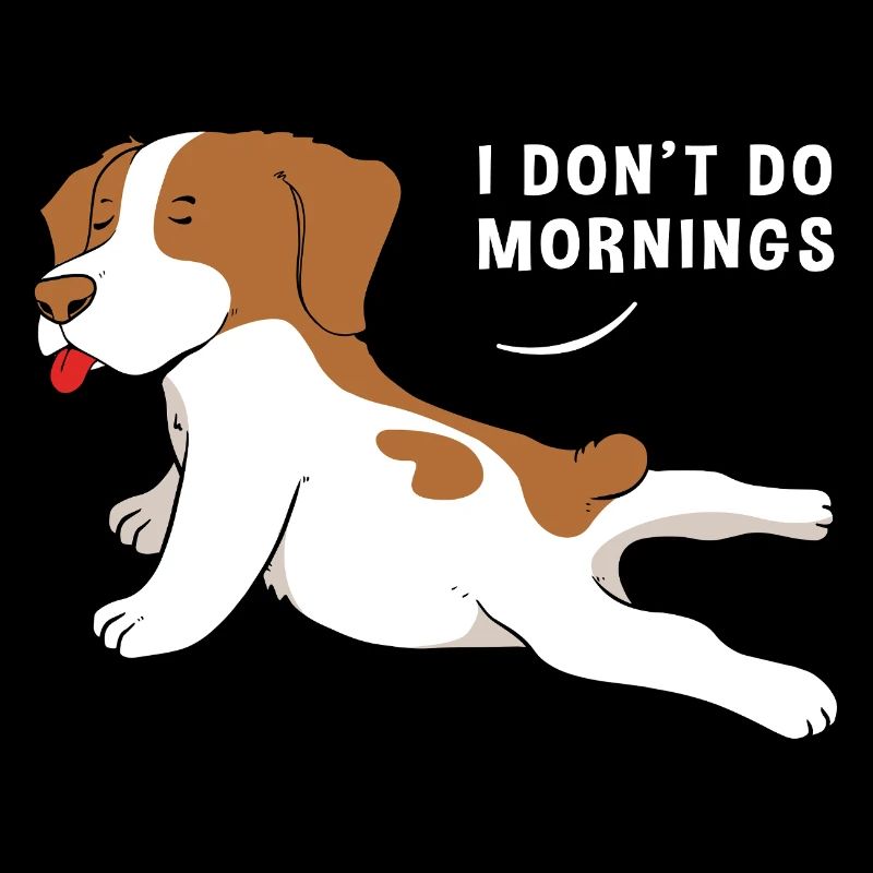 Langschläfer Montag Morgen Morgenmuffel