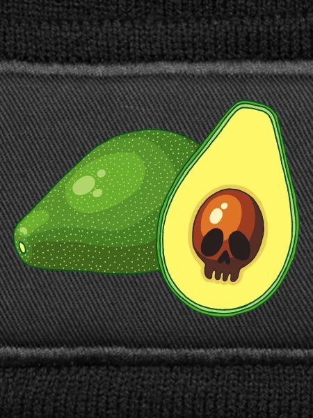 Avocado-Schädel