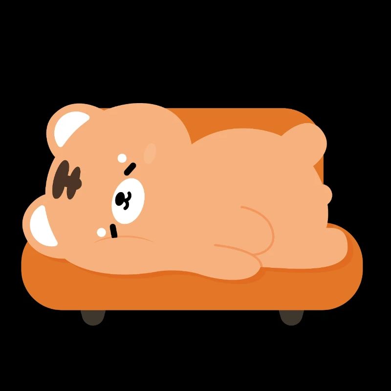 Sleepy Couch Tiger