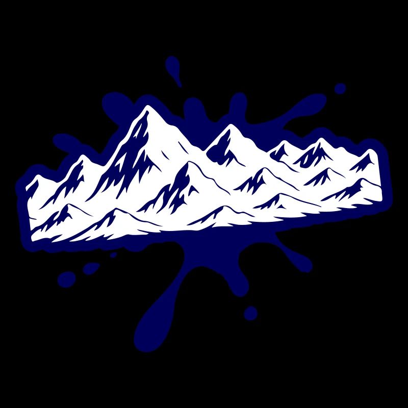 Berge Klecks