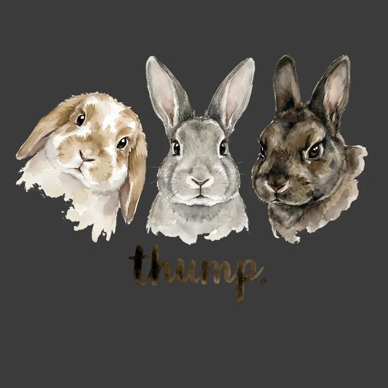 Fun rabbit knocking for rabbit lovers