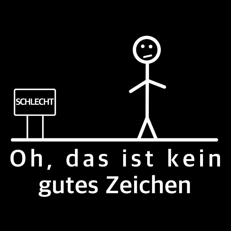 Kein Gutes Zeichen – Stickfigur Humor