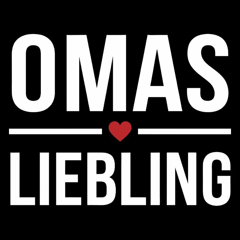Omas Liebling German Grandma Favorite Gift