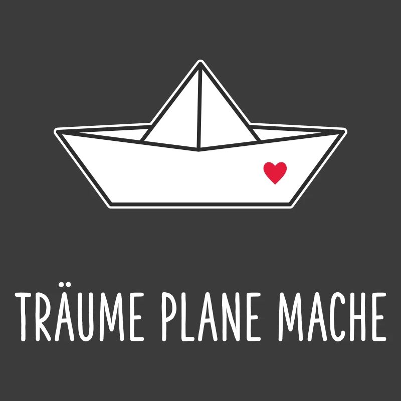 Träume Plane Mache Boot Herz