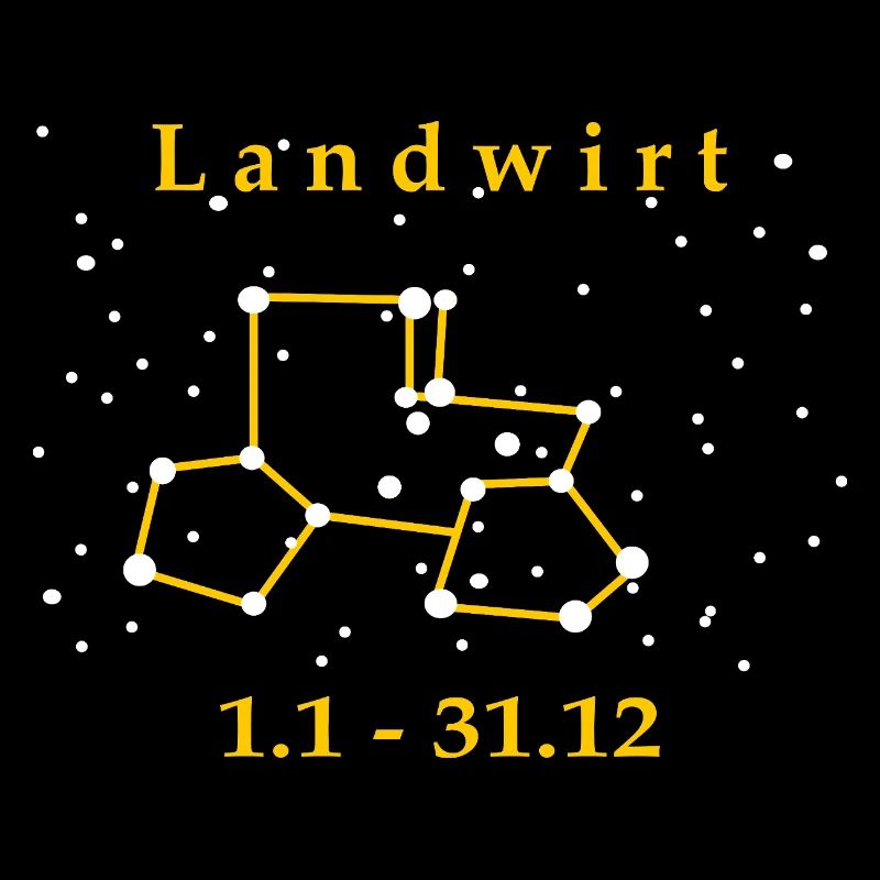 Traktor Landwirt Sternzeichen Bauer Geschenk