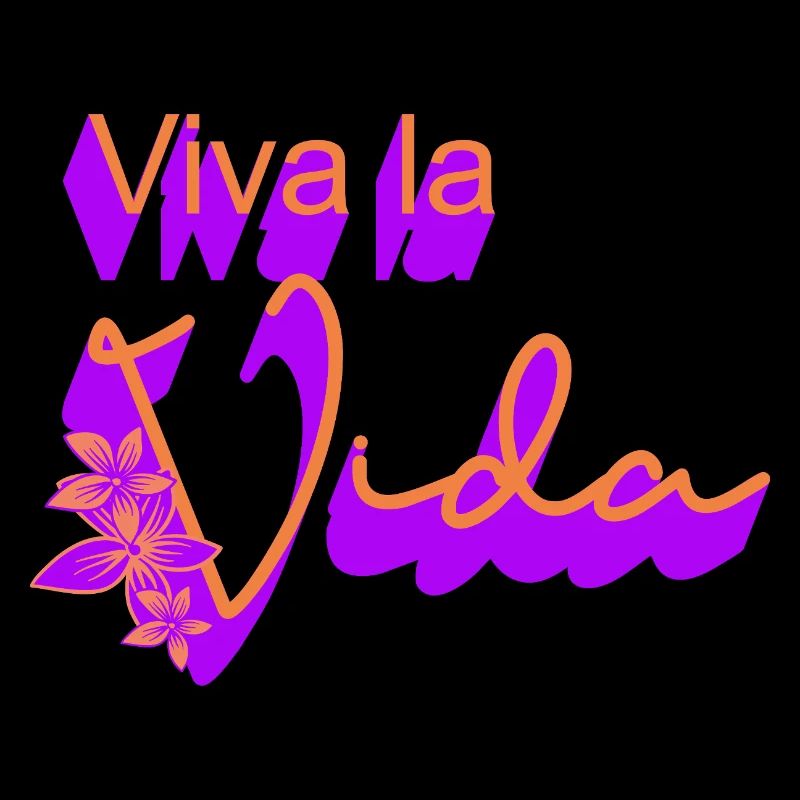 Auf das Leben Blumen-Design