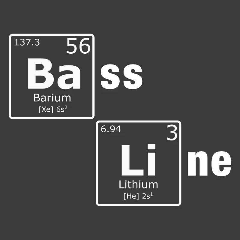 Bass Line PSE Periodic Table Elements Nerd