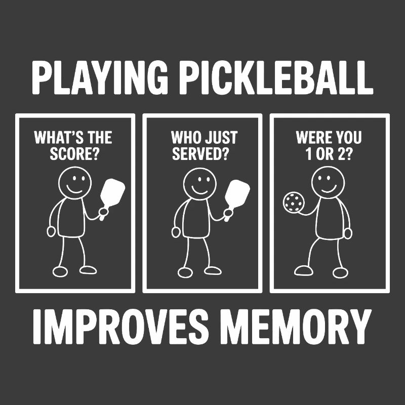 Pickleball Memory Comic Good for Memory
