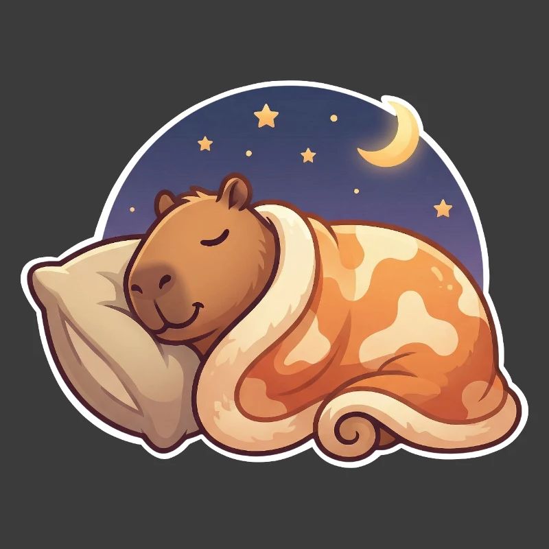Capybara Sleeping