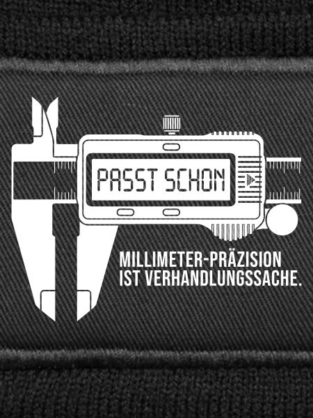 Handwerker Messschieber Millimeter Präzision