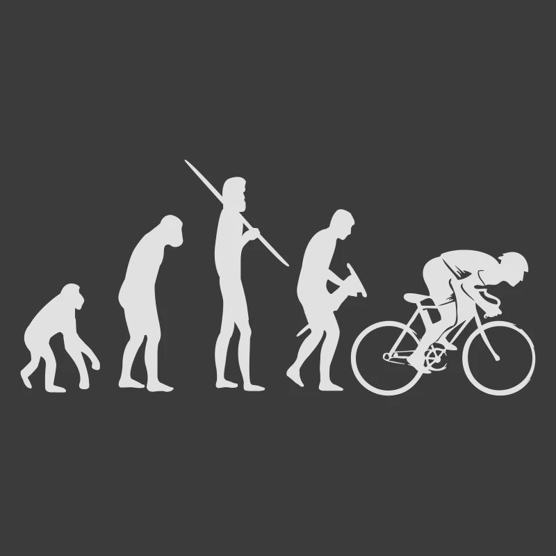 Cycliste vélo Evolution