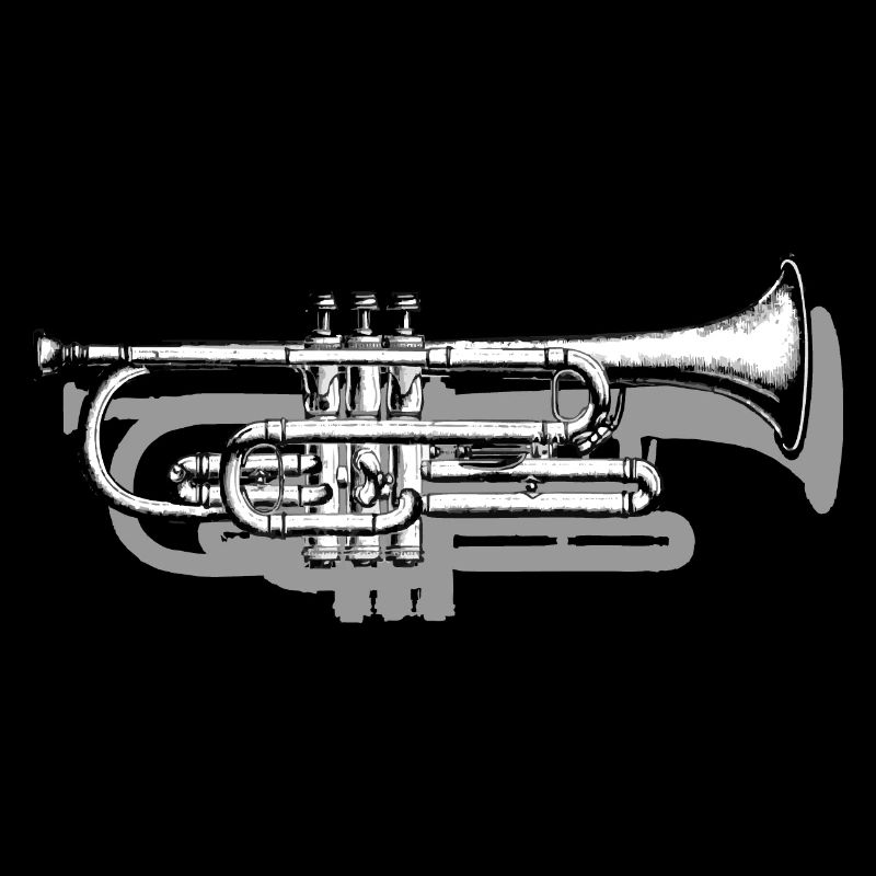 Trumpet with Shadow