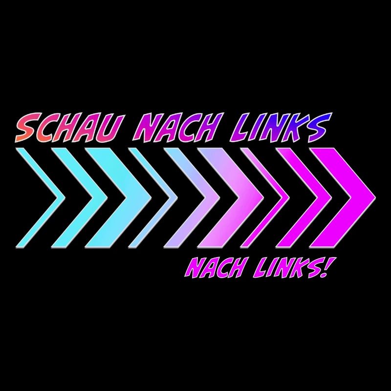 Richtungspfeile Schau nach links