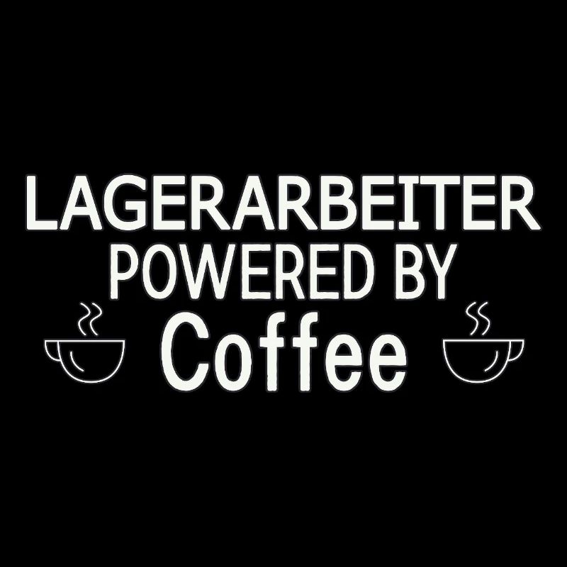 Warehouse Worker Powered By Coffee