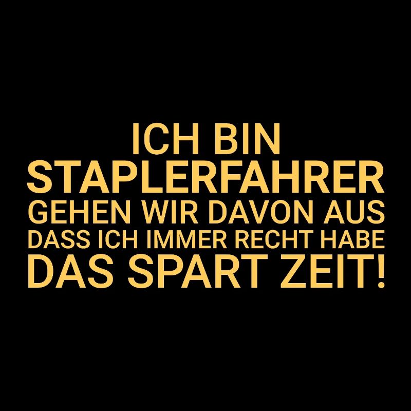 Staplerfahrer Zeit Sparen Gabelstaplerfahrer