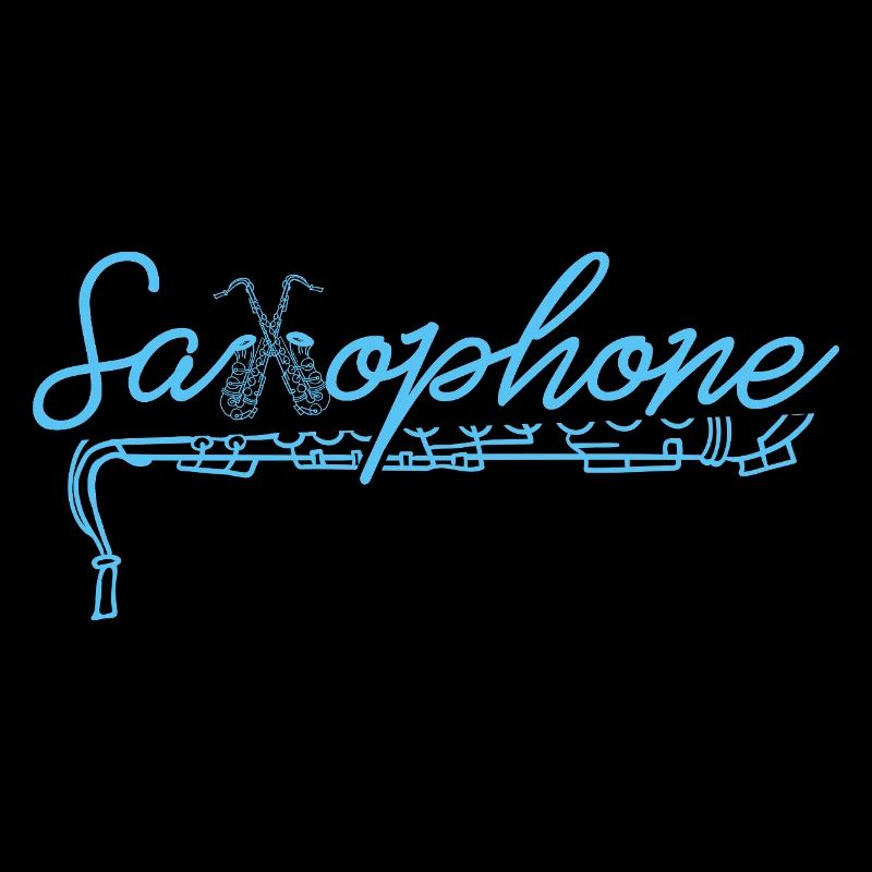 Saxophon-Wortkunst-Jazz-Skript