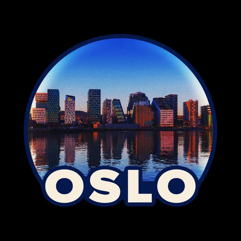 Oslo Skyline Reflektion