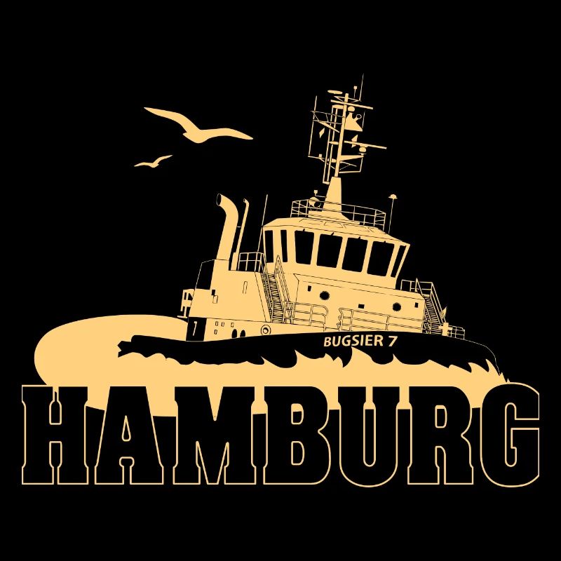 Schlepper im Hamburger Hafen