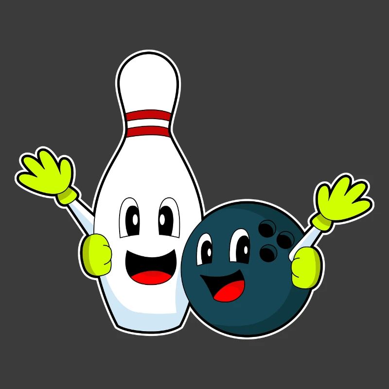 Quille à boule de bowling