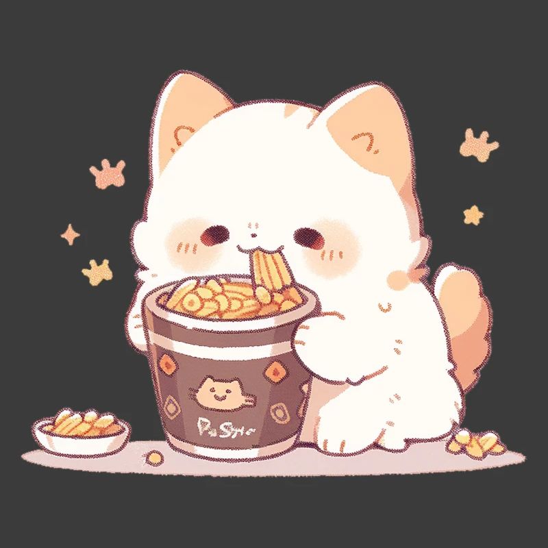 Chats spaghetti - Le chat s’amuse avec le passé