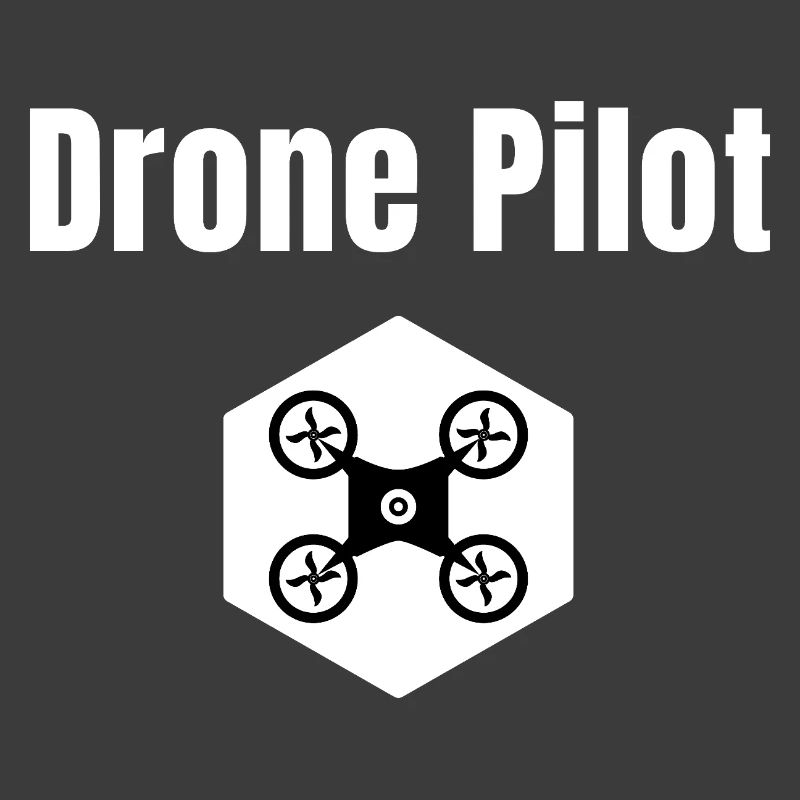 Drone Pilot Hex Tee