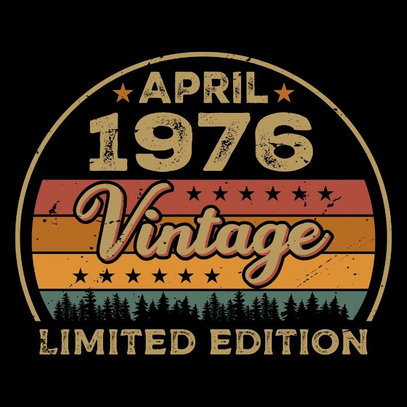 April 1976, Geburtstag April 1976, gift April 1976