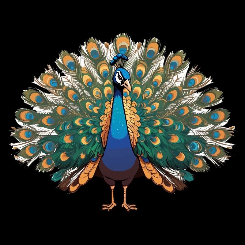 Pfau - Vogel Sticker