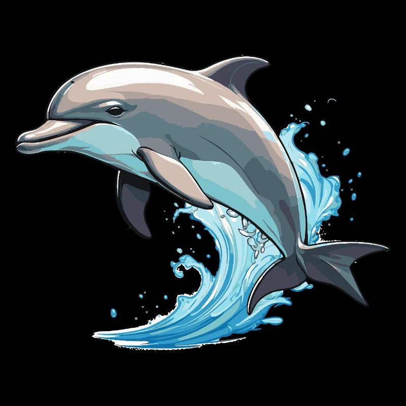 Dolphin - Cute Ocean Pet Design