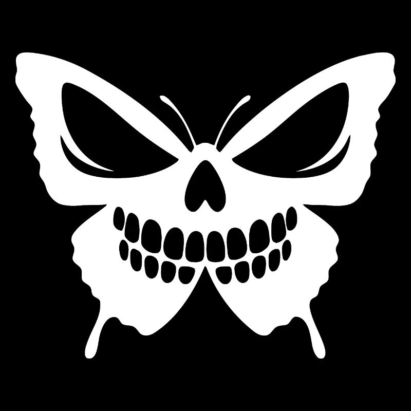Crâne papillon fusion design