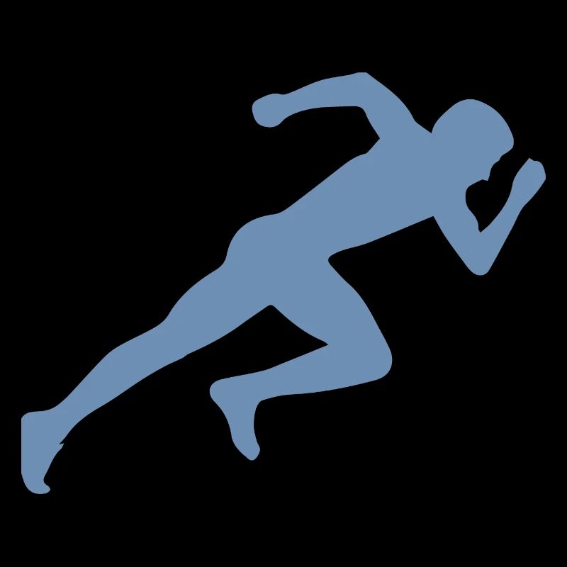 Silhouette minimaliste Sprinter Sprint Racing